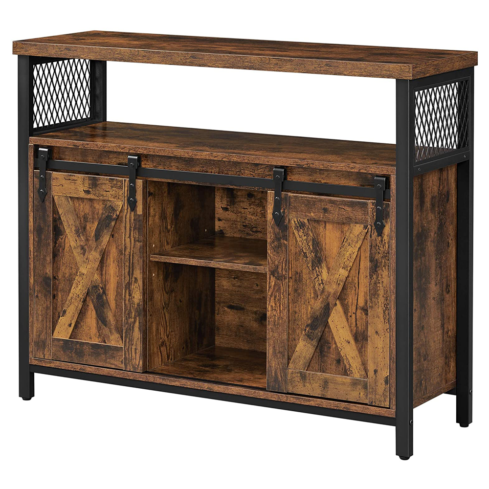 Komoda dwudrzwiowa Frishman z przesuwanymi drzwiczkami - zdjęcie 1