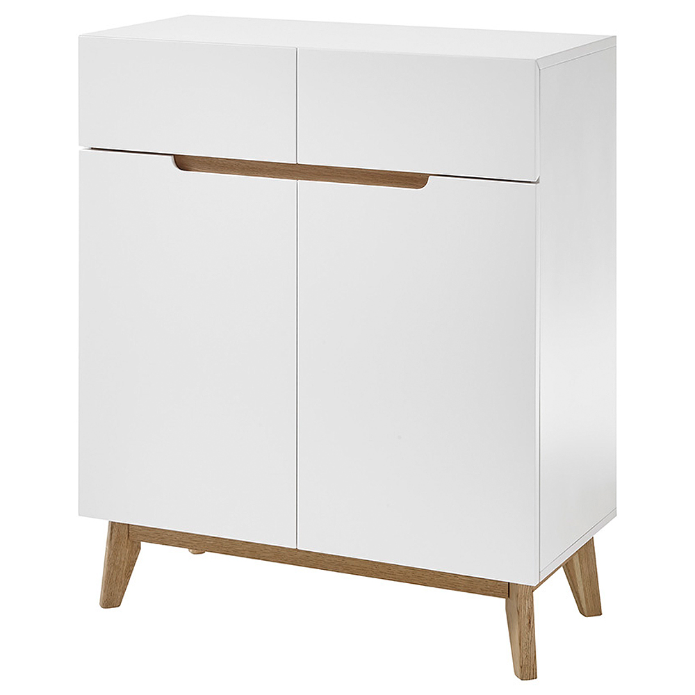 Komoda do przedpokoju Pinessory dąb-biała - zdjęcie 1