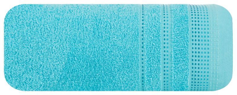 Ręcznik bawełniany Ollechio niebieski - zdjęcie 1