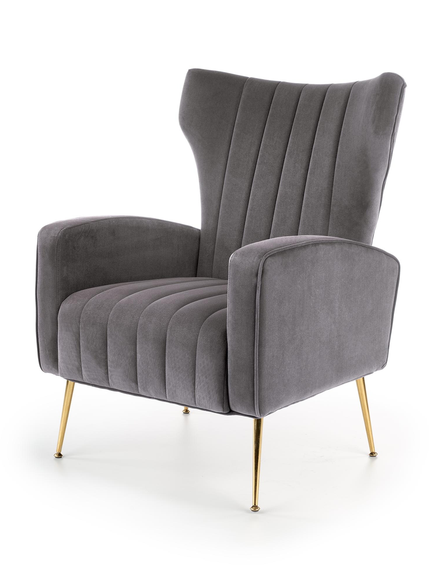 Fotel wypoczynkowy Viards popielaty