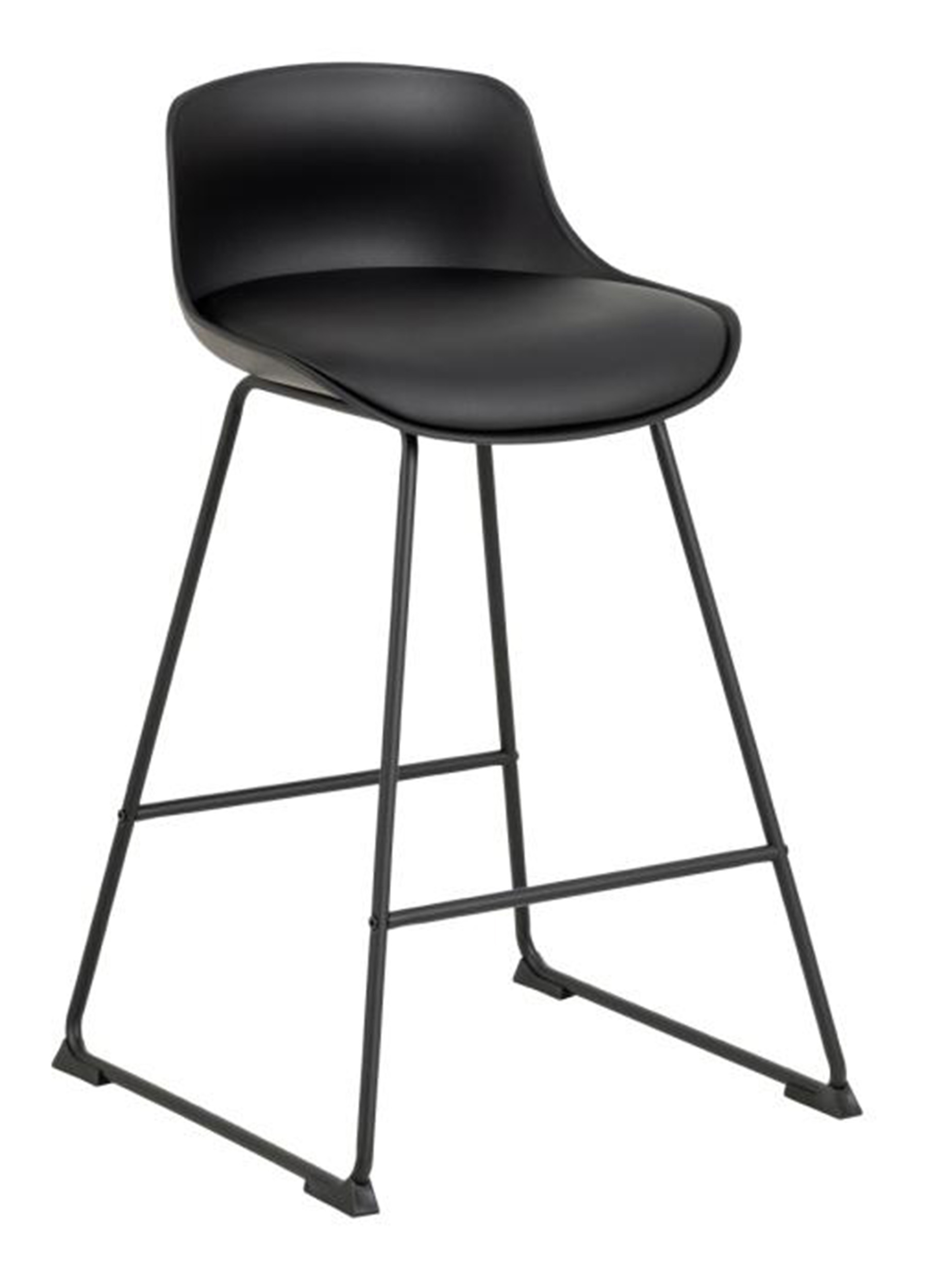 Hoker Schino podstawa 60 cm czarna ekoskóra - zdjęcie 1