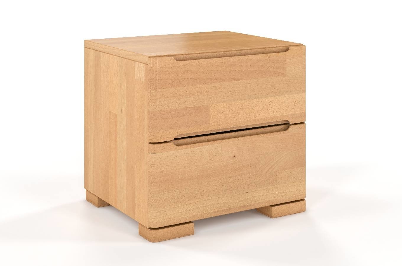 Szafka nocna Lopar z drewna bukowego Naturalny - zdjęcie 1