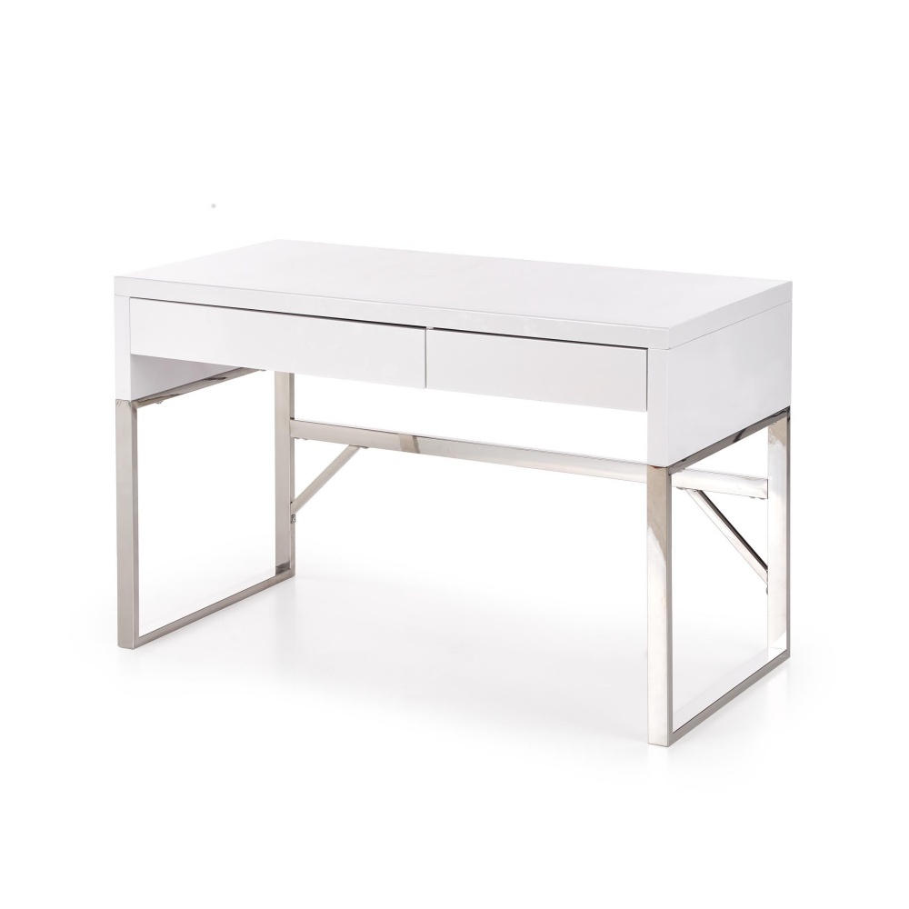 Biurko Nikozja 120x60 cm białe - zdjęcie 1