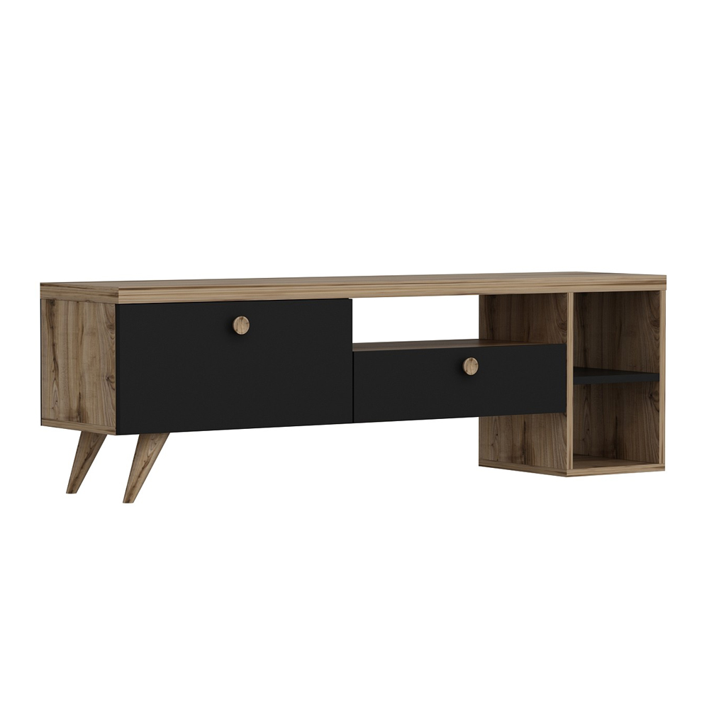 Szafka RTV Panara 150 cm czarna - zdjęcie 1