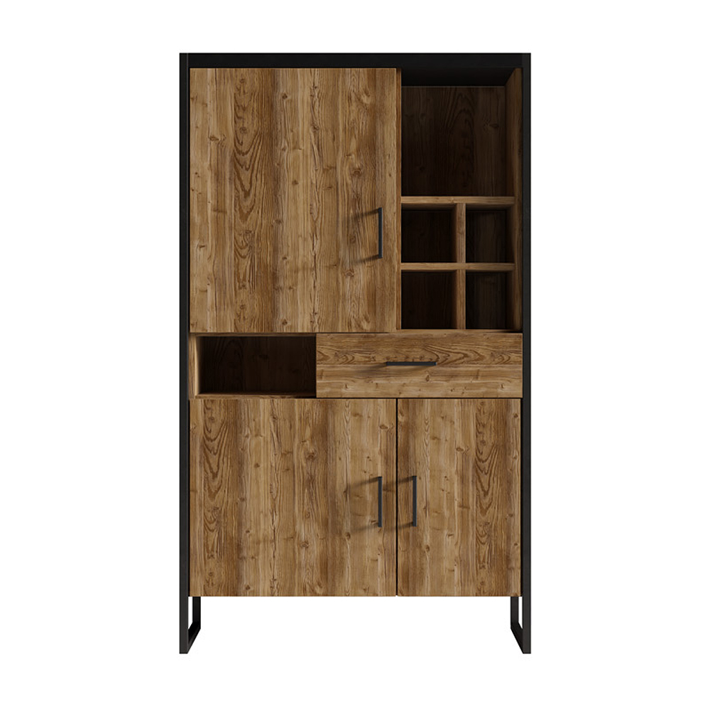 Witryna trzydrzwiowa Monres z szufladą - zdjęcie 1