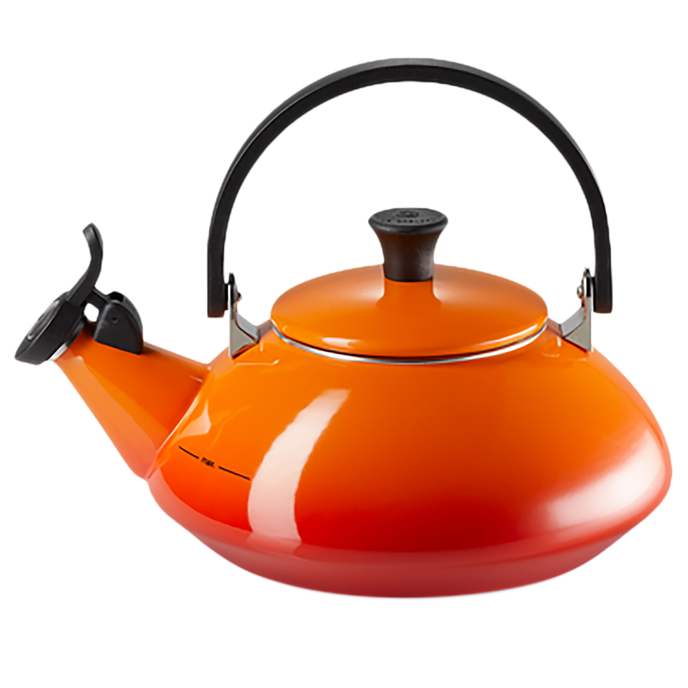 Le Creuset - Czajnik ze stali węglowej Zen pomarańczowy - zdjęcie 1