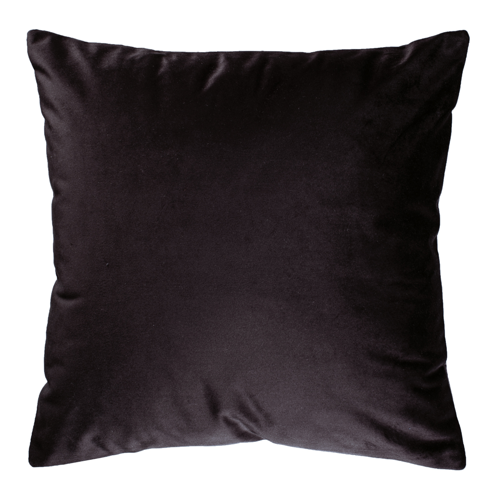 Poduszka dekoracyjna Sylvanca w tkaninie EASY CLEAN 45x45 cm czarna bez kedry - zdjęcie 1