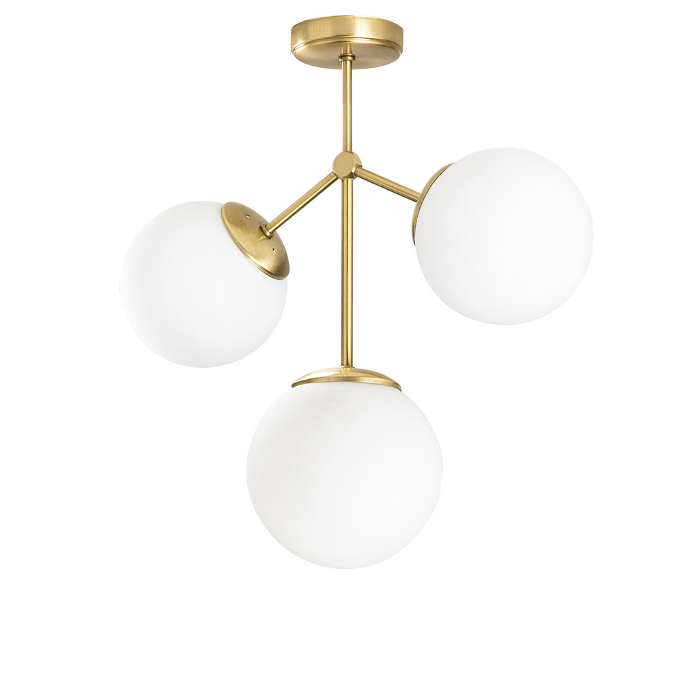 Żyrandol Beid x3 złoty - zdjęcie 1