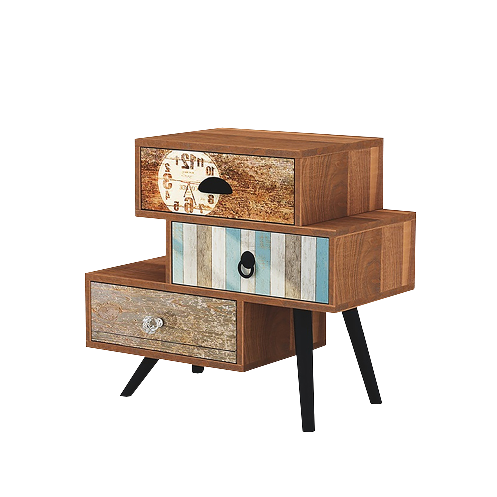 Szafka nocna Patchwork - zdjęcie 1