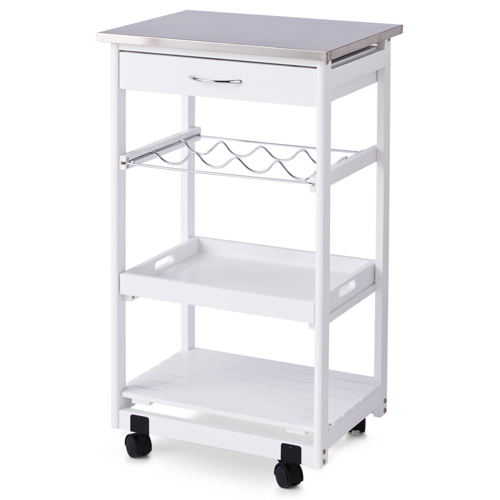 Regał kuchenny Hinda biały - zdjęcie 1