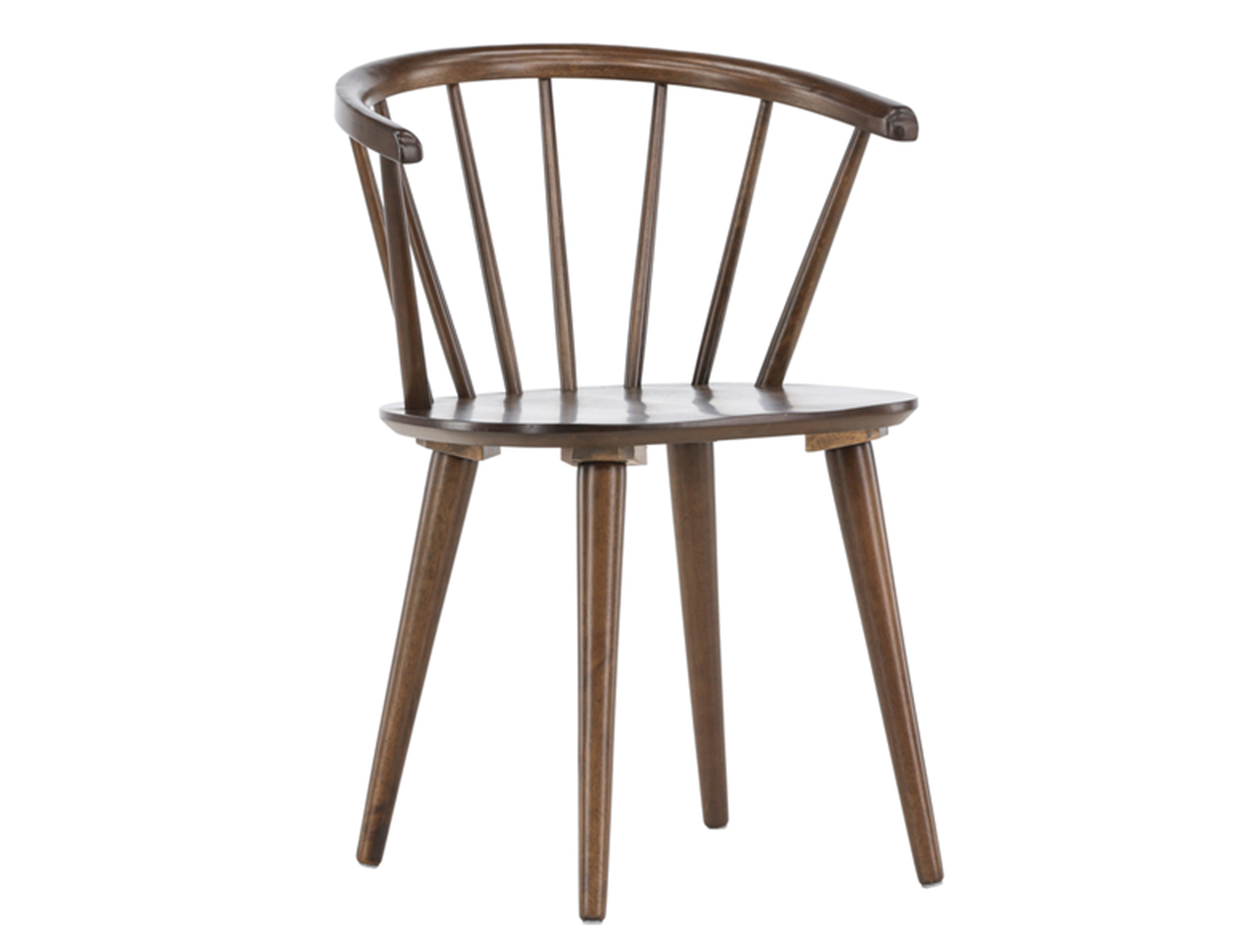 Krzesło drewniane Garfew mokka patyczak - zdjęcie 1