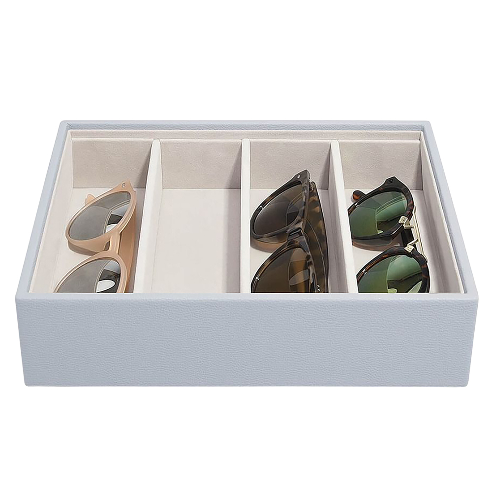 Szkatułka na biżuterię Pebble Classic Glasses & Accessory Layer lawendowa - zdjęcie 1