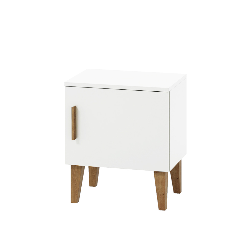 Szafka nocna dla dzieci Alrai biała - zdjęcie 1