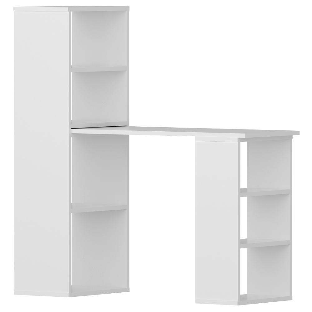 Biurko rozkładane Leoria 90x40 cm białe - zdjęcie 1