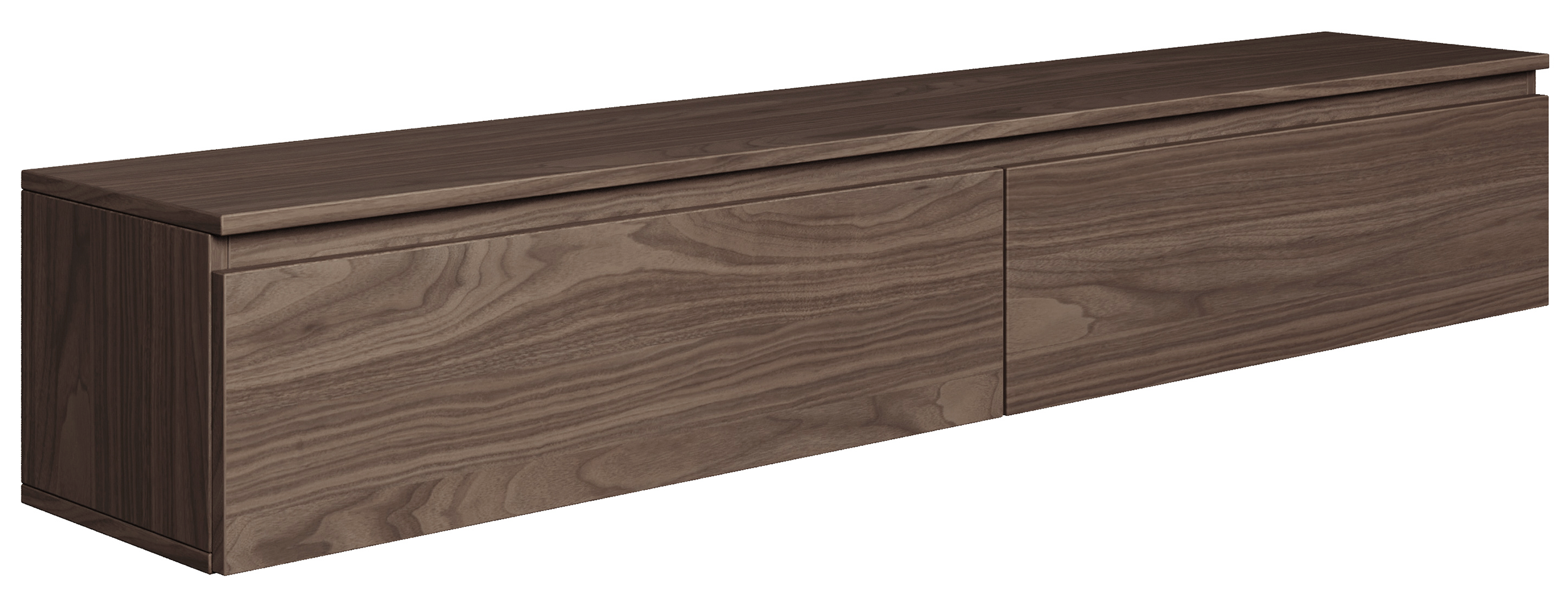 Wand-RTV-Schrank Bemmi 175 cm Wisconsin-Walnuss