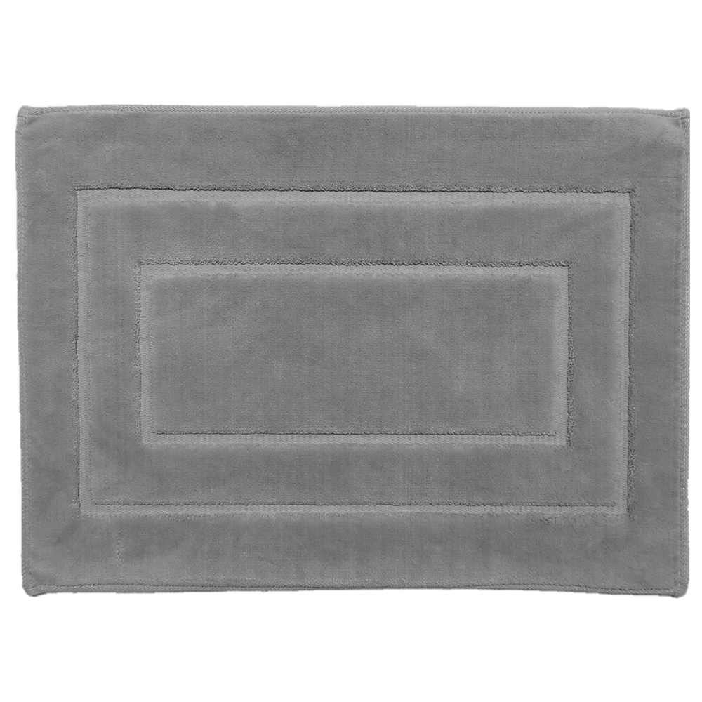 Dywanik do łazienki Kaus w stylu klasycznym szary - zdjęcie 1