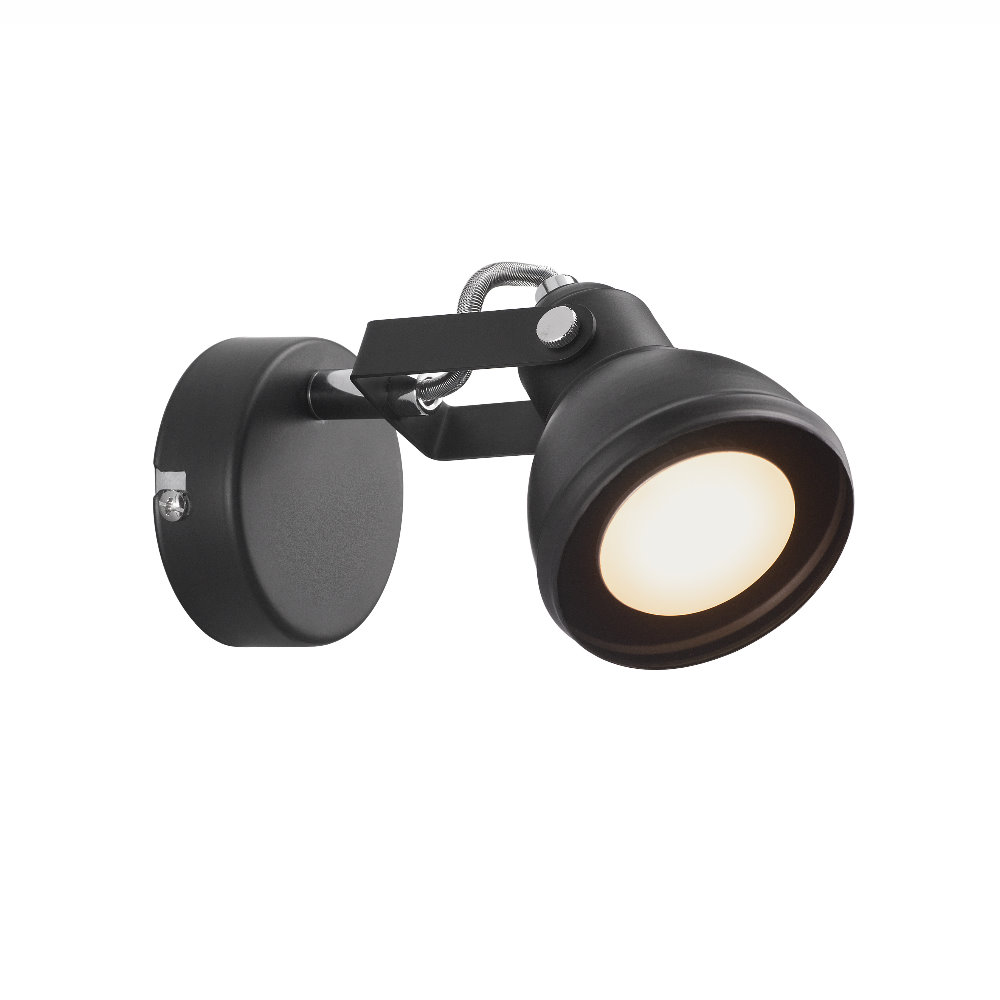 Kinkiet ścienny Aslak czarny - zdjęcie 1