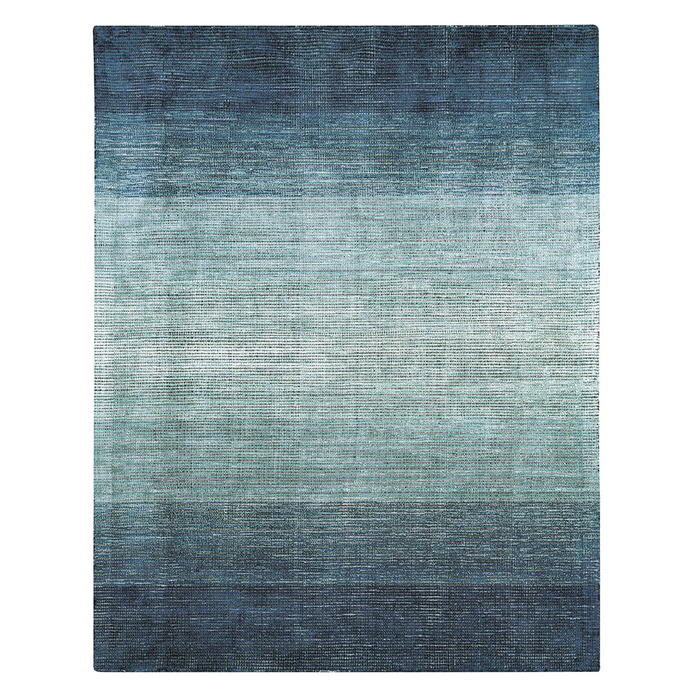 Dywan nowoczesny Laroupe niebieski Ombre w paski  - zdjęcie 1