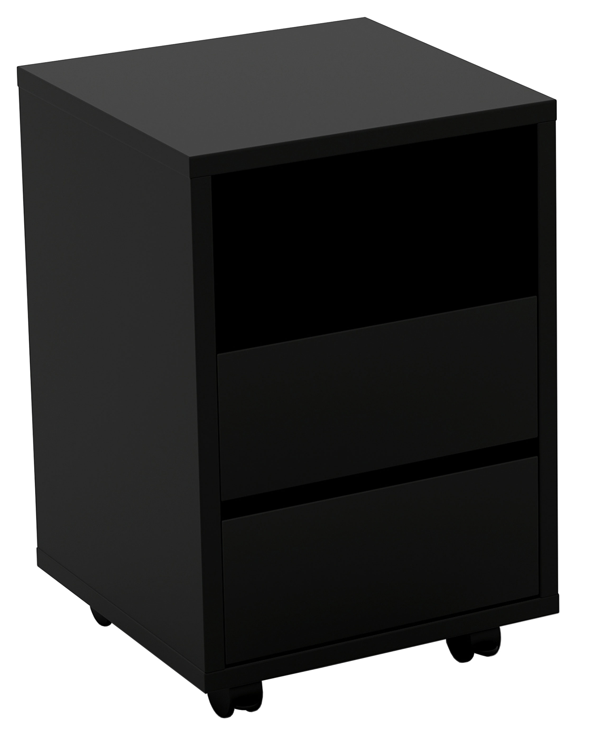 Kontenerek do biurka Vinels czarny onyks - zdjęcie 1