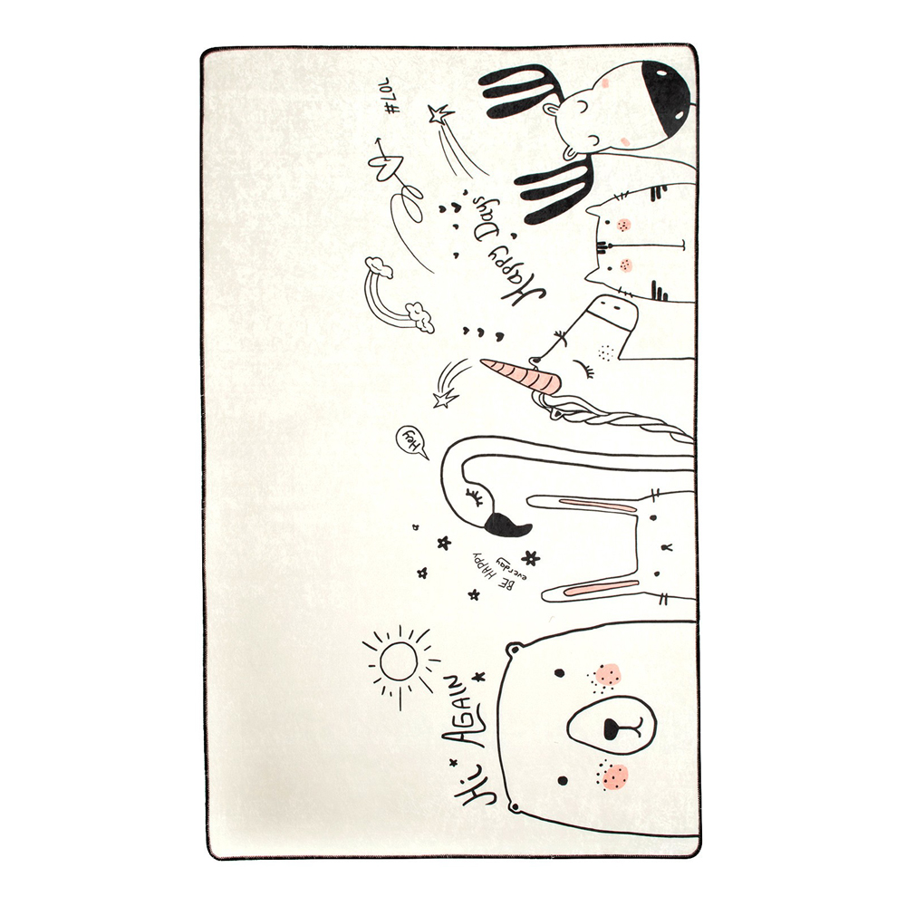 Dywan do pokoju dziecięcego Dinkley Be Happy 140x190 cm - zdjęcie 1