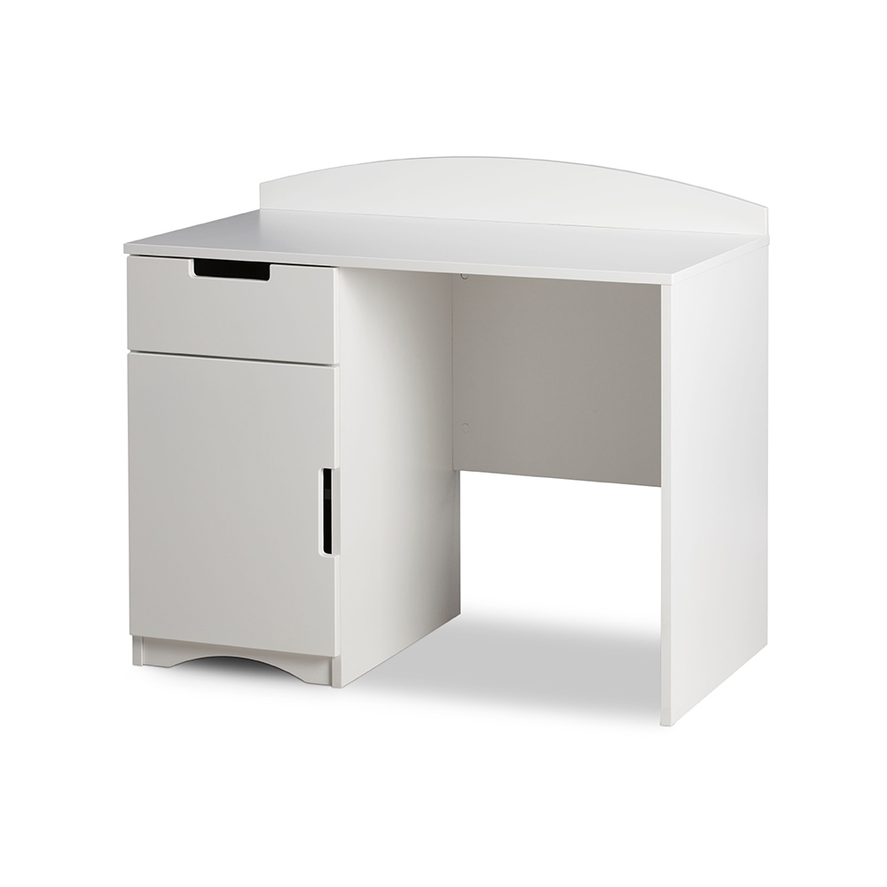 Biurko dziecięce Rekany 100x82 cm białe - zdjęcie 1