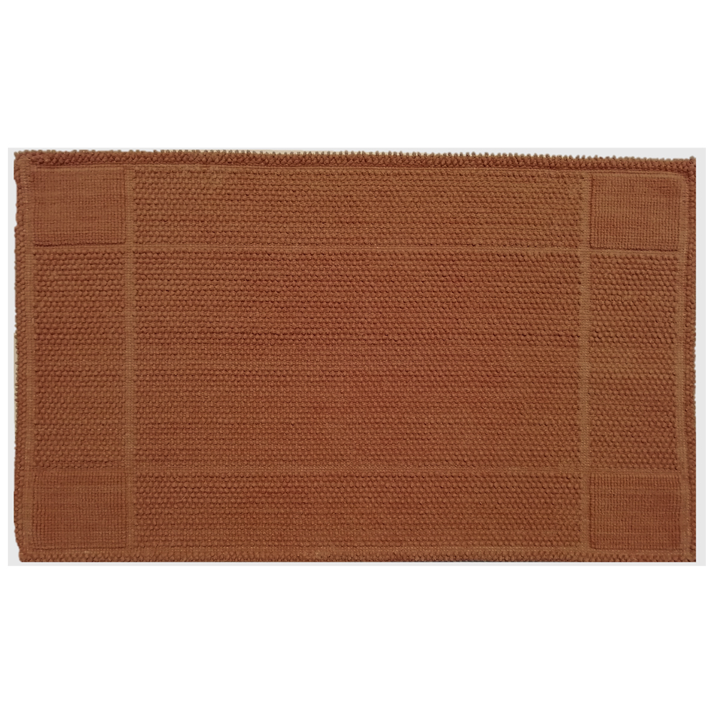 Dywanik do łazienki Herbs 50x80 cm brązowy - zdjęcie 1