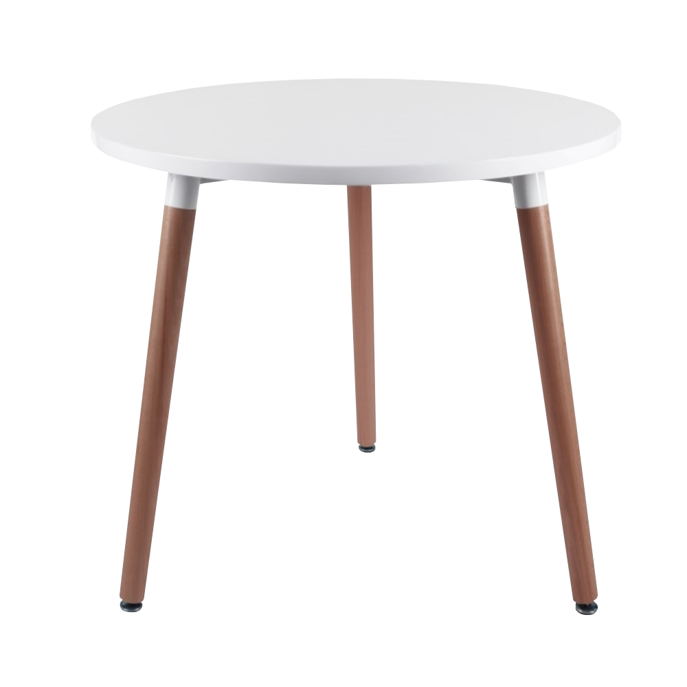 Stół okrągły Copine średnica 80 cm biały - zdjęcie 1