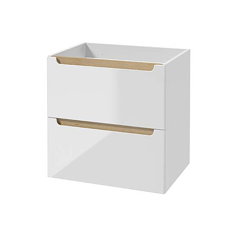 Szafka łazienkowa Saeli wisząca z dwiema szufladami 60x45 cm - zdjęcie 1