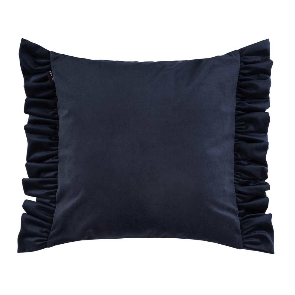 Poduszka dekoracyjna Satriano z poszewką granatowa 40x40 cm - zdjęcie 1