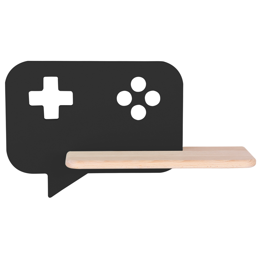 Kinkiet ścienny do pokoju dziecięcego Dreamie konsola do gier czarny - zdjęcie 1