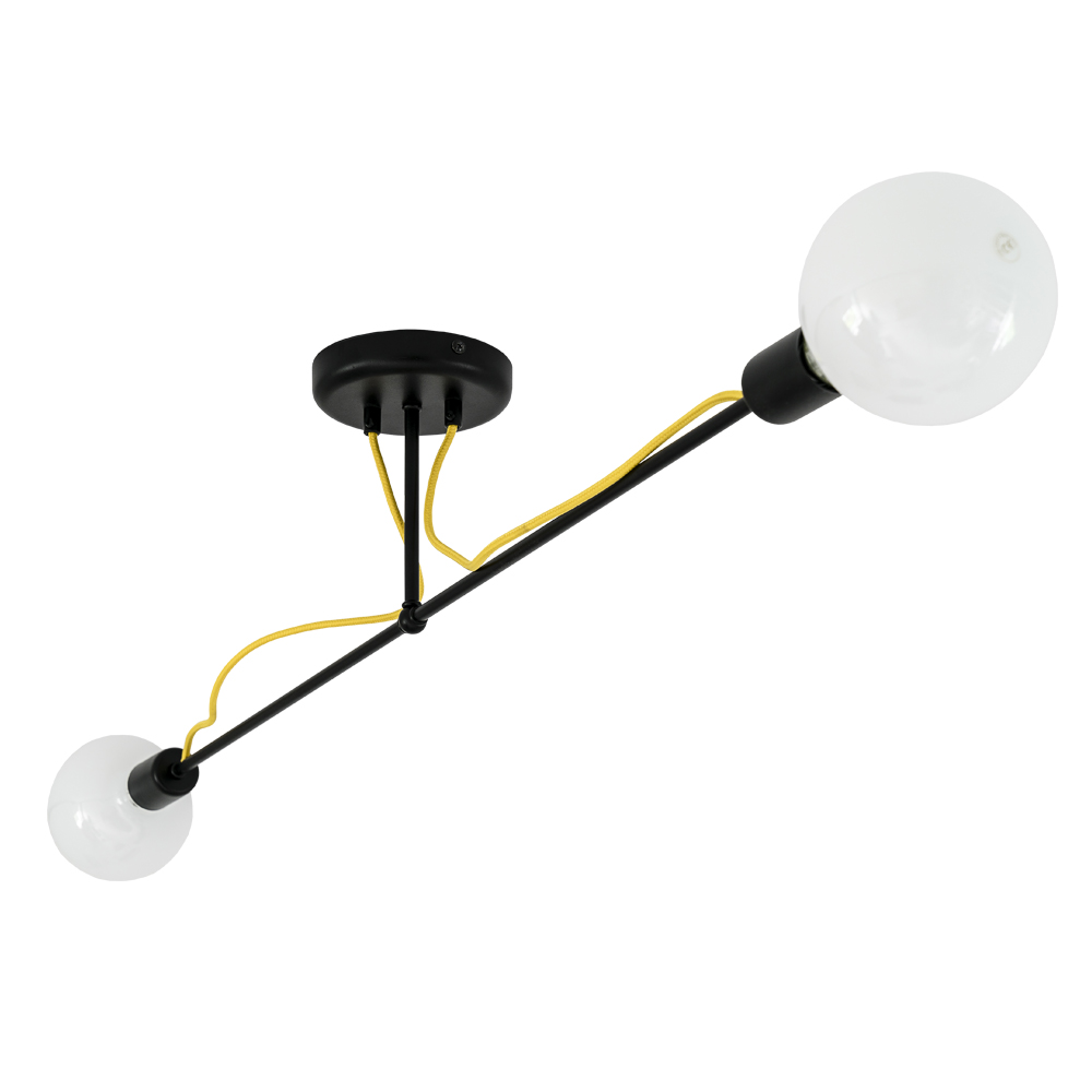Lampa sufitowa Tudori x2 szeroka - zdjęcie 1