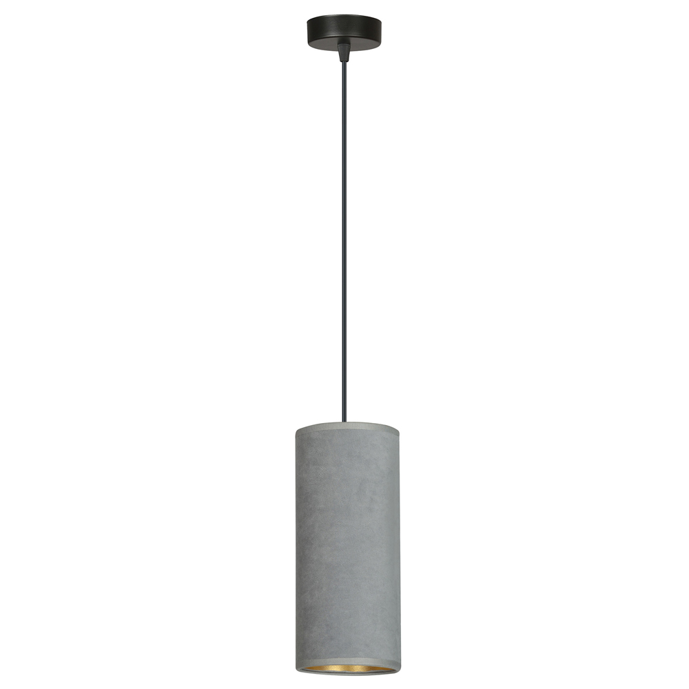 Lampa wisząca Bonett średnica 10 cm szara - zdjęcie 1