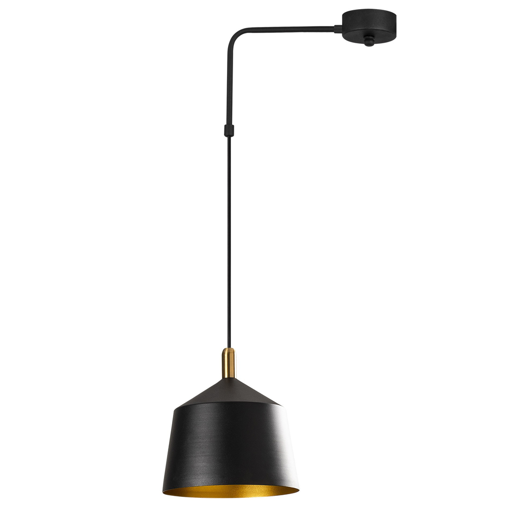 Lampa sufitowa Ardulace z regulacją czarna/złota - zdjęcie 1