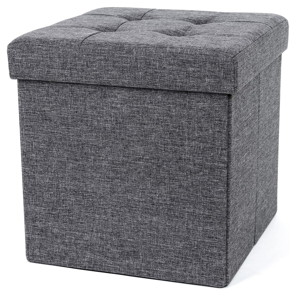 Kufer pikowany Riatella 38x38 cm ciemnoszary - zdjęcie 1