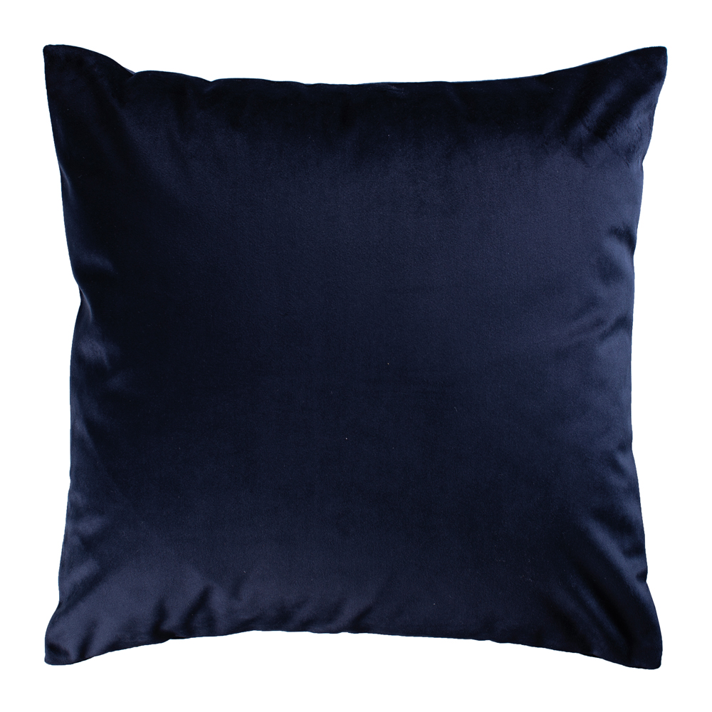 Poduszka dekoracyjna Sylvanca w tkaninie EASY CLEAN 45x45 cm granatowa bez kedry - zdjęcie 1