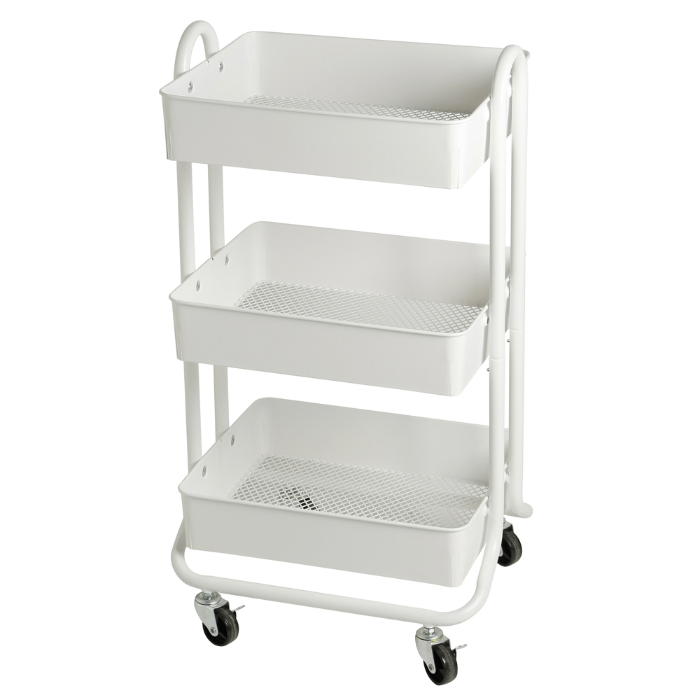 Kontenerek biurowy Casone mobilny biały - zdjęcie 1