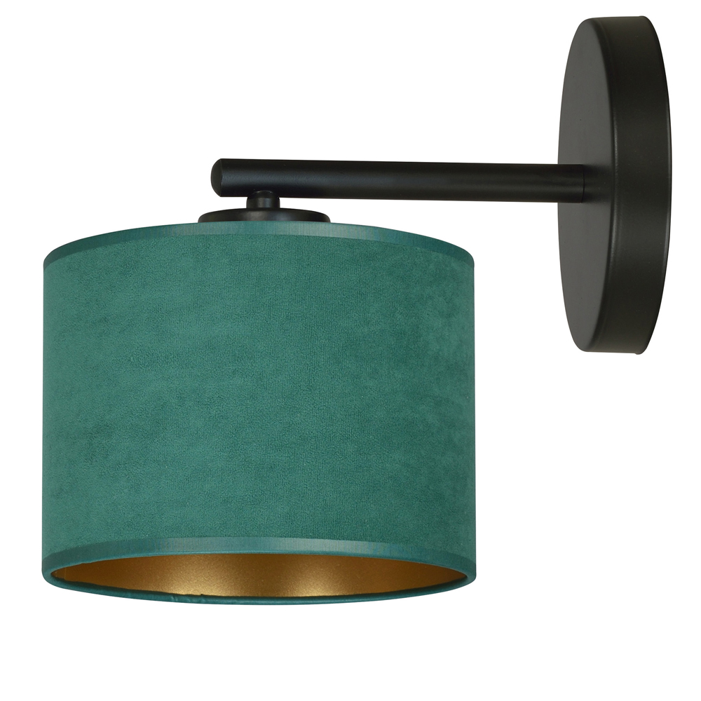 Kinkiet ścienny Hellid średnica 18 cm zielony - zdjęcie 1