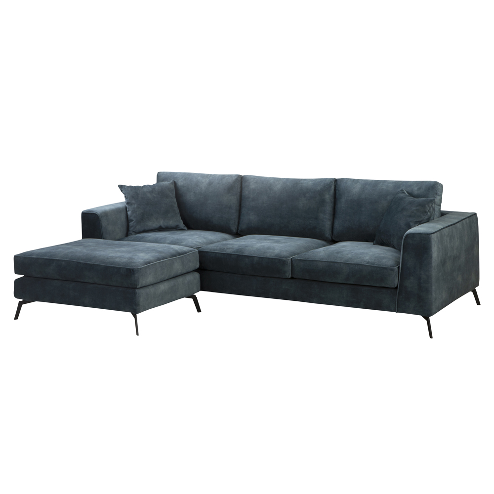 Sofa trzyosobowa Pradena z pufą - zdjęcie 1