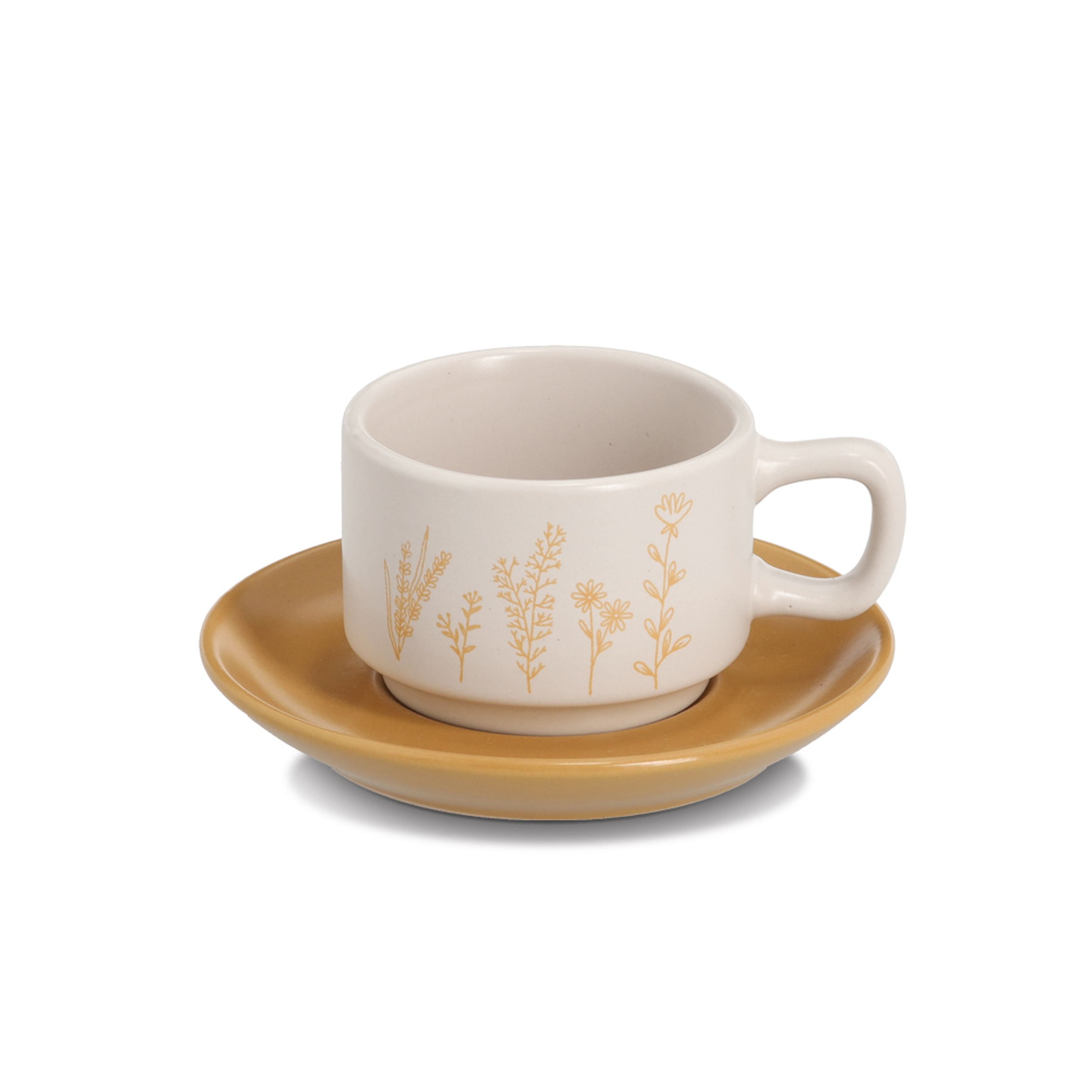 Zestaw 4 filiżanek do espresso Daugha wielokolorowe