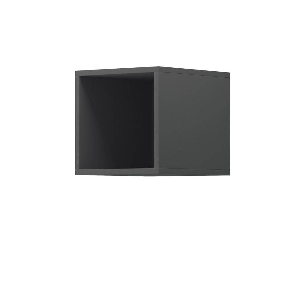 Półka Bugar 30 cm otwarta grafitowa - zdjęcie 1