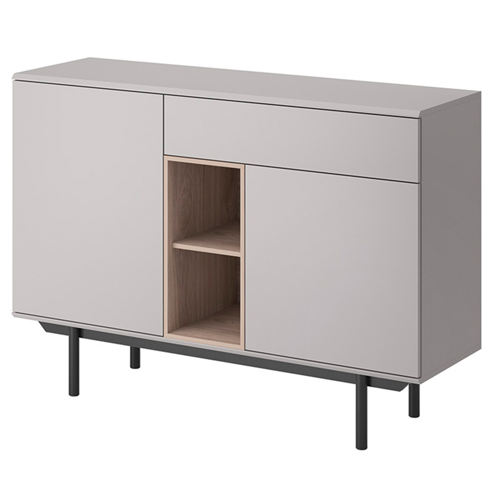 Komoda dwudrzwiowa z szufladą Kannine - zdjęcie 1