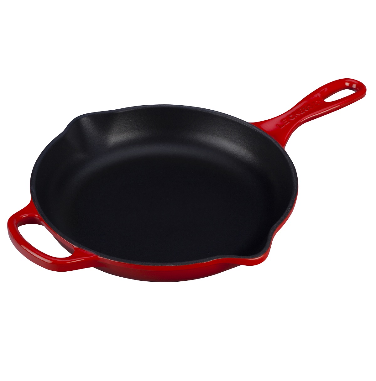 Le Creuset - Patelnia żeliwna Signature 20 cm czerwona - zdjęcie 1