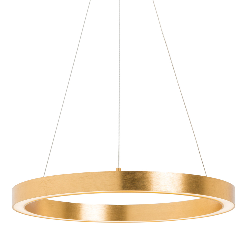 Lampa wisząca Lucendro złota średnica 50 cm - zdjęcie 1