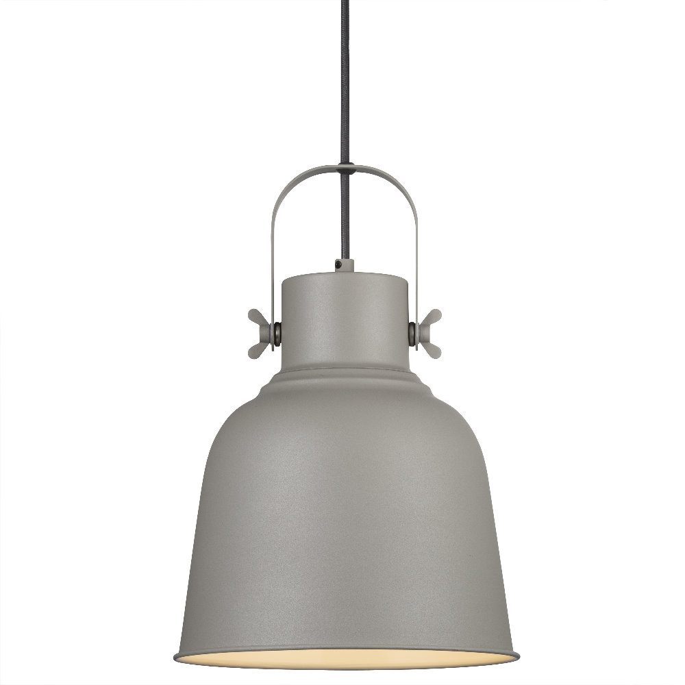Lampa wisząca Adrian 25x28 cm szara industrialna - zdjęcie 1