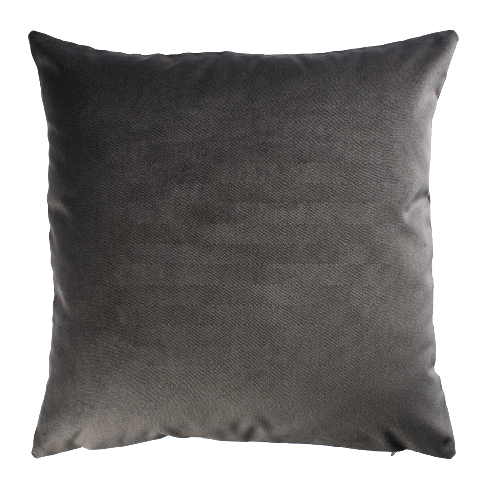 Poduszka dekoracyjna Myrrhis w tkaninie PET FRIENDLY 45x45 cm antracyt - zdjęcie 1