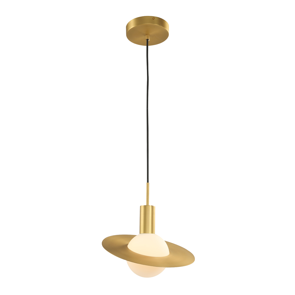 Lampa wisząca Hornsby motyw planety złota - zdjęcie 1