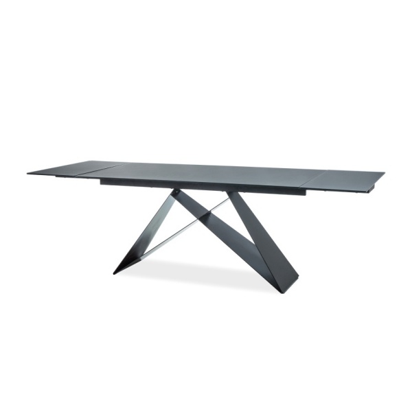 Stół rozkładany Fell 160-240x90 cm z efektem kamienia - zdjęcie 1