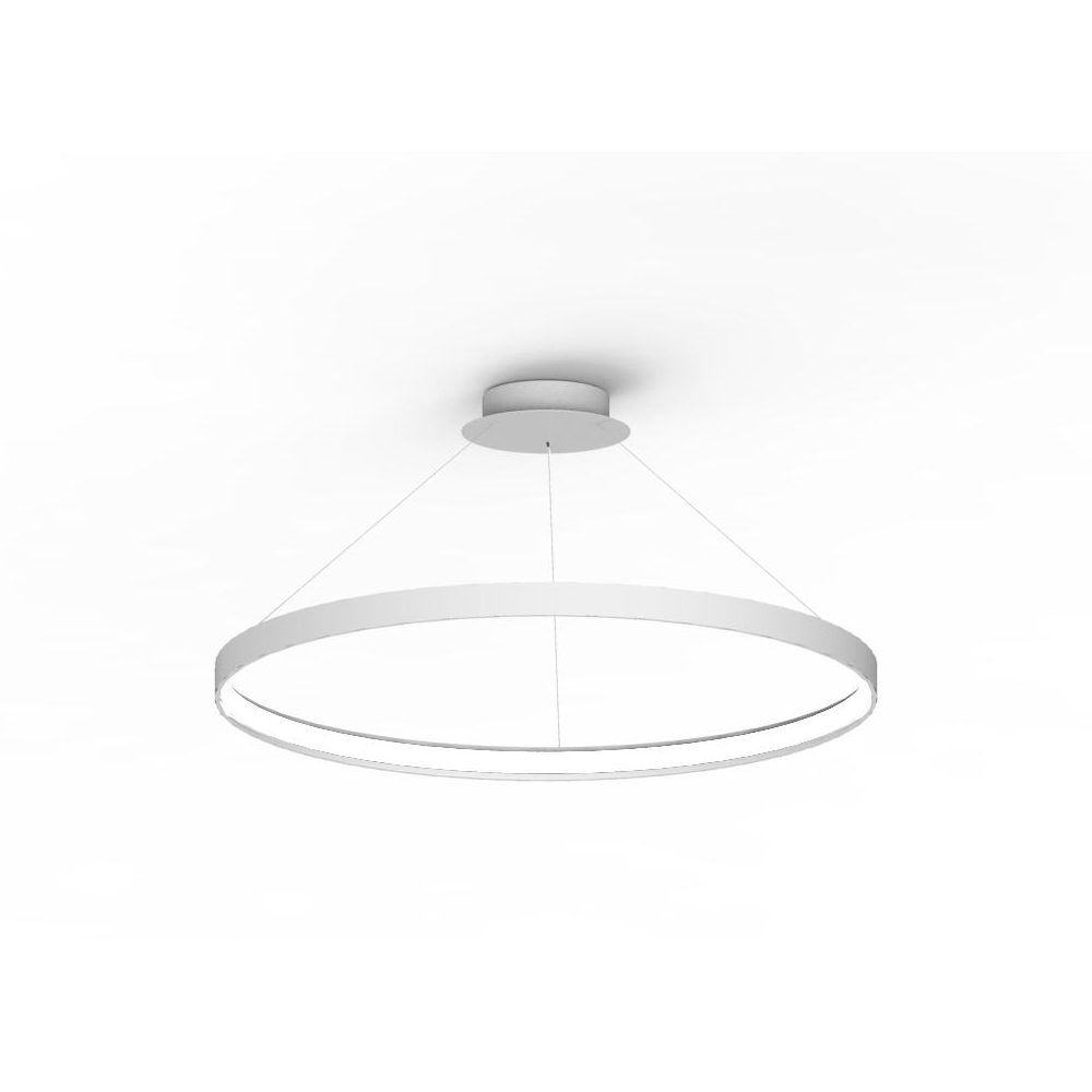 Lampa wisząca Lavorio biała średnica 78 cm - zdjęcie 1