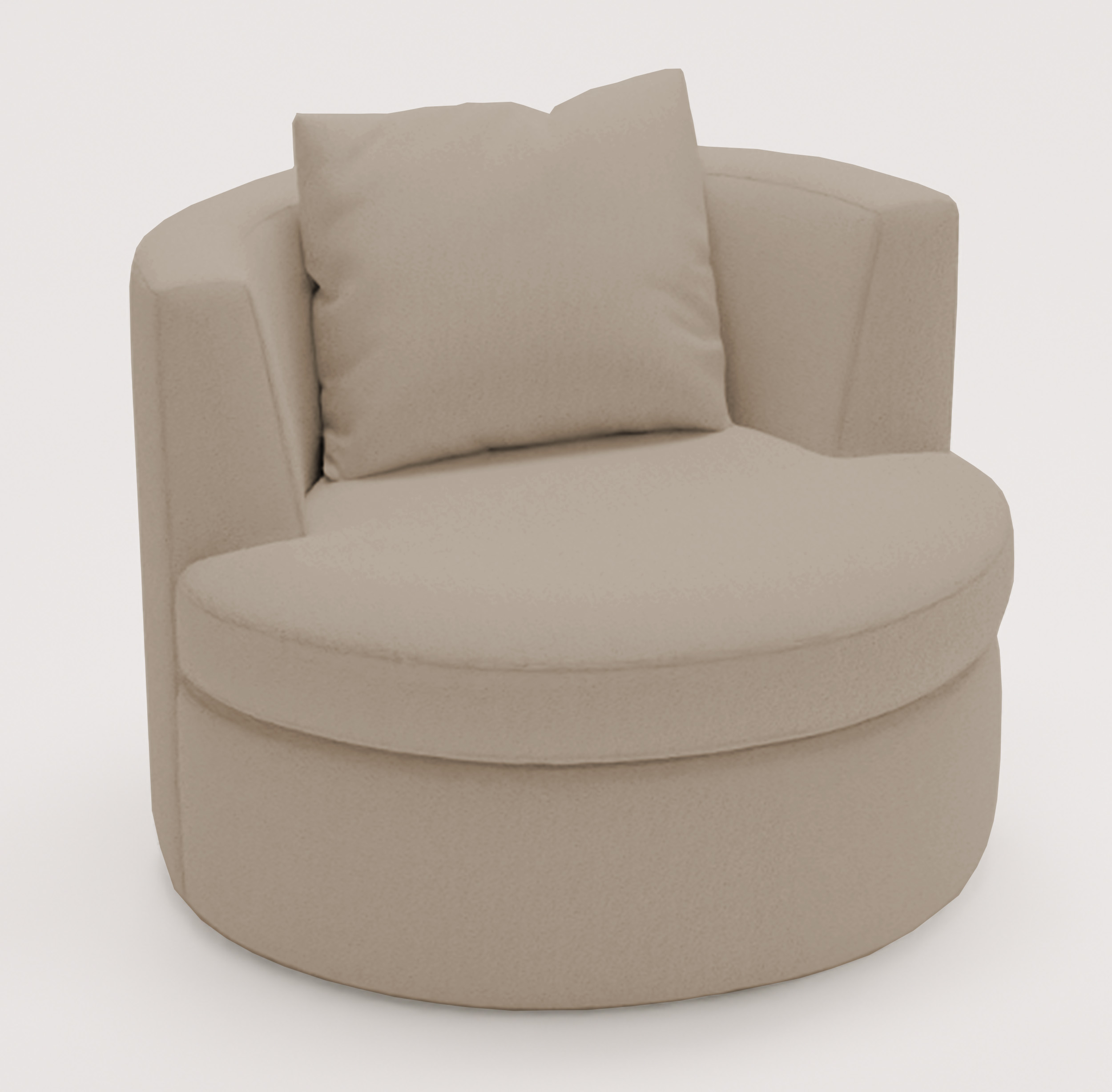 Fotel kubełkowy Tollentino brązowy velvet łatwoczyszczący - zdjęcie 1