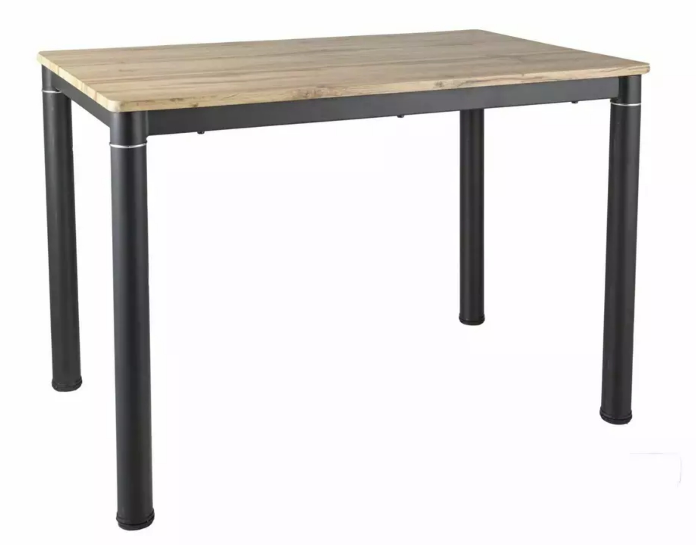 Stół do jadalni Skast prostokątny 110x70 cm dąb artisan/ czarny mat - zdjęcie 1